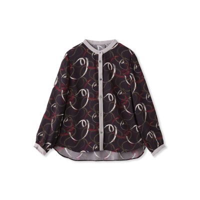 LAUTREAMONT DE CLASSE（Women）/ロートレアモン デュクラス チェーンベルトプリントブラウス 30ブラウン系その他 トップス【三越伊勢丹/公式】