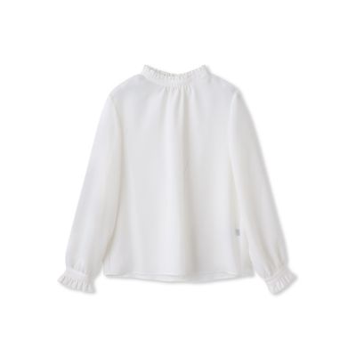 ＜LAUTREAMONT DE CLASSE（Women）＞フリルジョーゼットブラウス
