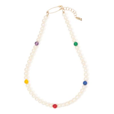 ＜maison TOMORROWLAND＞ＬＯＲＥＮ　ＳＴＥＷＡＲＴ　ＰＯＬＹＣＨＲＯＭＥ　パールネックレス