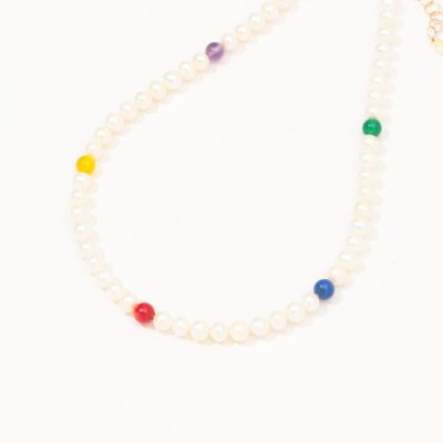 ＬＯＲＥＮ　ＳＴＥＷＡＲＴ　ＰＯＬＹＣＨＲＯＭＥ　パールネックレス