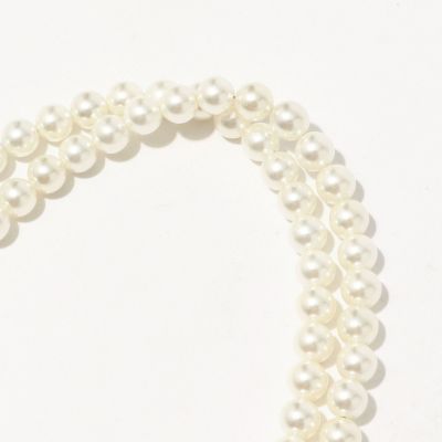 ｊａｎｕｋａ　シェルパールサークルパーツ付きロングネックレス