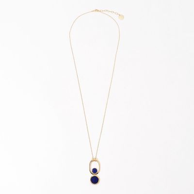 ＡＮＴＯＮ　ＨＥＵＮＩＳ　ロングオーバルモチーフペンダント