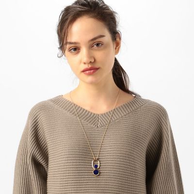 ＡＮＴＯＮ　ＨＥＵＮＩＳ　ロングオーバルモチーフペンダント