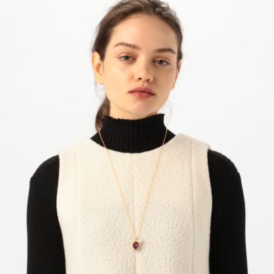 ＜maison TOMORROWLAND＞ＡＮＴＯＮ　ＨＥＵＮＩＳ　ストーンモチーフロングペンダント