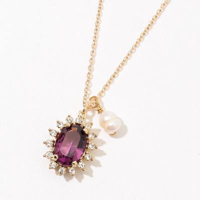 ANTON HEUNIS ストーンモチーフロングペンダント