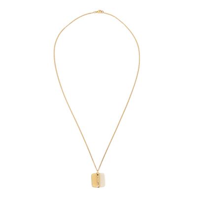 ＜maison TOMORROWLAND＞【別注】ＬＵＣＡＳ　ＪＡＣＫ×ＴＯＭＯＲＲＯＷＬＡＮＤ　スクエアバイカラーネックレス