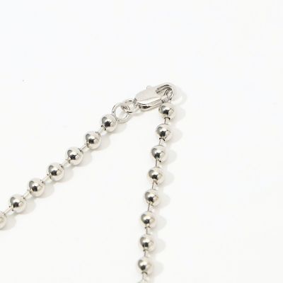 ＬＡＵＲＡ　ＬＯＭＢＡＲＤＩ　Ｂａｌｌ　Ｃｈａｉｎ　シルバーネックレス