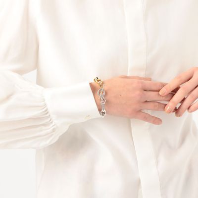 PHILIPPE AUDIBERT PARIS コンビカラーチェーンブレスレット PHILIPPE AUDIBERT PERAN コンビカラー