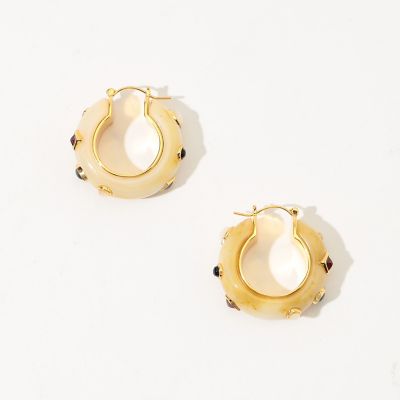 ＬＩＺＺＩＥ　ＦＯＲＴＵＮＡＴＯ　ボンバーフープピアス
