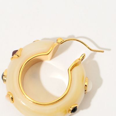ＬＩＺＺＩＥ　ＦＯＲＴＵＮＡＴＯ　ボンバーフープピアス