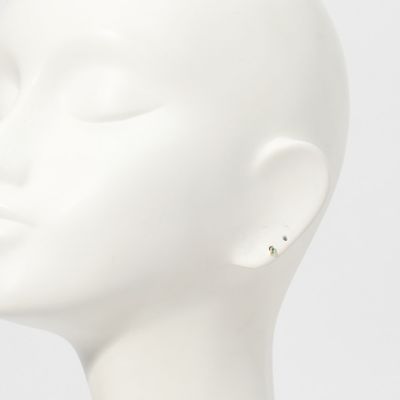 ＭＥＴＩＥＲ　エメラルド　ゴールドスクエアピアス