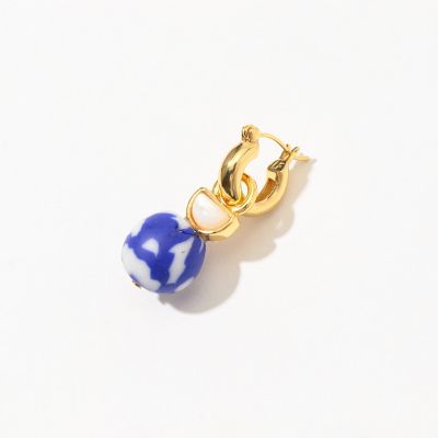 Ｌｉｚｚｉｅ　Ｆｏｒｔｕｎａｔｏ　ＣＹＰＲＵＳ　ガラスボールチャームピアス