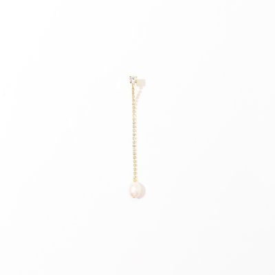 Ｌｉｚｚｉｅ　Ｆｏｒｔｕｎａｔｏ　ラインストーンチェーンピアス