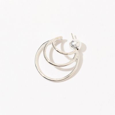 ＳＯＰＨＩＥ　ＢＵＨＡＩ　シルバー　トリプルレイヤードフープピアス