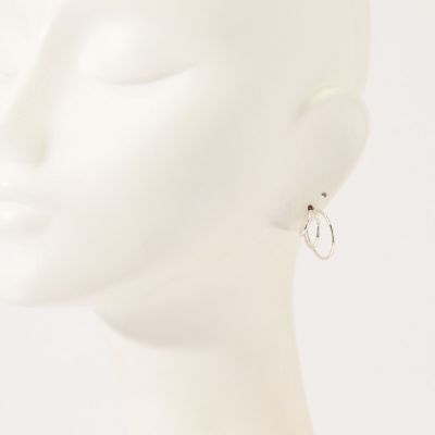 ＳＯＰＨＩＥ　ＢＵＨＡＩ　シルバー　トリプルレイヤードフープピアス