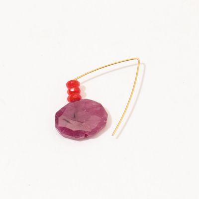 Ｍｅｌｉｓｓａ　ＭｃＡｔｈｕｒ　ルビーコンビピアス