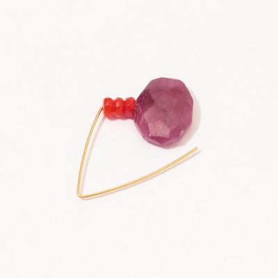 Ｍｅｌｉｓｓａ　ＭｃＡｔｈｕｒ　ルビーコンビピアス