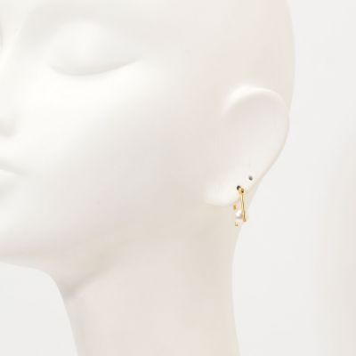 【別注】ｊａｎｕｋａ×ＴＯＭＯＲＲＯＷＬＡＮＤ　パールコンビピアス