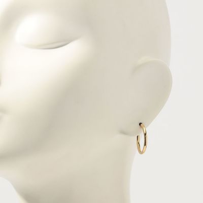 LAURA L. ゴールド フープピアス LAURA L. ゴールド フープピアス LAURA L. ゴールド フープピアス