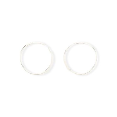 ＜maison TOMORROWLAND＞ＬＡＵＲＡ　ＬＯＭＢＡＲＤＩ　Ｍｅｄｉａｍ　Ｓｅａｍｌｅｓｓ　シルバーピアス