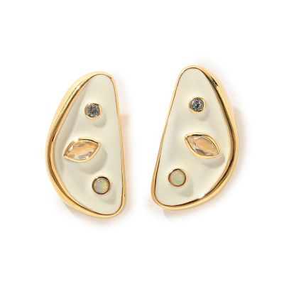 ＜maison TOMORROWLAND＞Ｌｉｚｚｉｅ　Ｆｏｒｔｕｎａｔｏ　ＩＳＯＬＡ　ＳＴＵＤ　ピアス