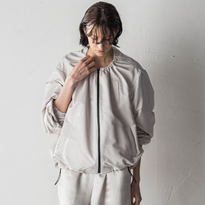 ＜ESSEN. LAUTREAMONT（Women）＞リモンタサテン　ドローストリングブルゾン