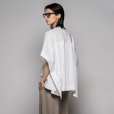 ８０／－　Ｔ／Ｃタイプライター　ポンチョブラウス