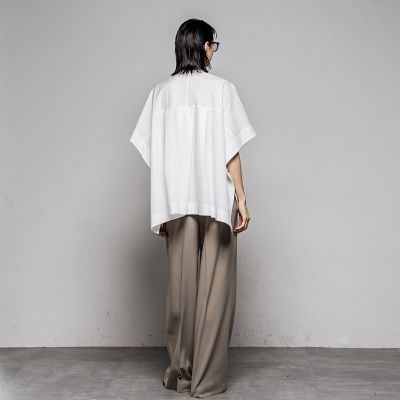 ８０／－　Ｔ／Ｃタイプライター　ポンチョブラウス