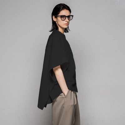 ８０／－　Ｔ／Ｃタイプライター　ポンチョブラウス