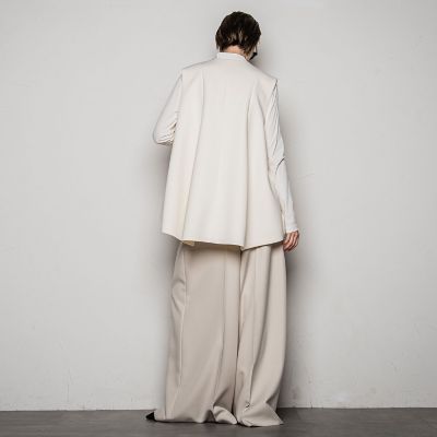 シアーボトルネックガーゼフライスカットソー