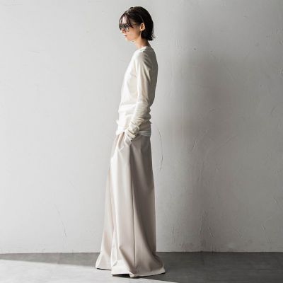 シアーコットンロングスリーブレイヤードＴシャツ