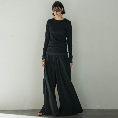 シアーコットンロングスリーブレイヤードＴシャツ