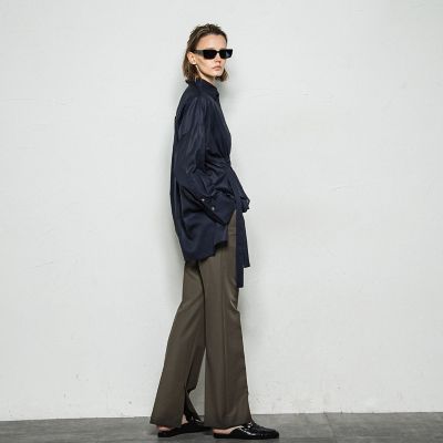 【極美品】LAUTREAMONT 美シルエット パンツスーツ 伸縮性あり de014g4_1.jpg