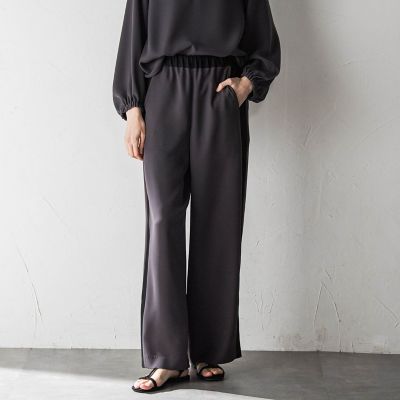 ＜ESSEN. LAUTREAMONT（Women）＞ミリオーネダブルサテンラインパンツ