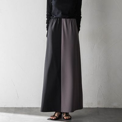 ＜ESSEN. LAUTREAMONT（Women）＞ポリエステルダブルクロスタイトスカート