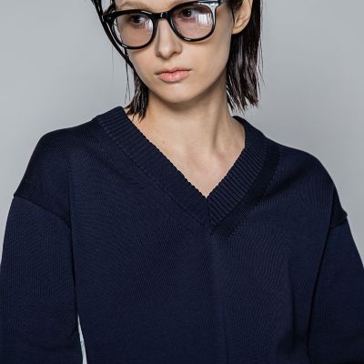 メンロードドッキングＶネックニット
