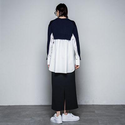 メンロードドッキングＶネックニット