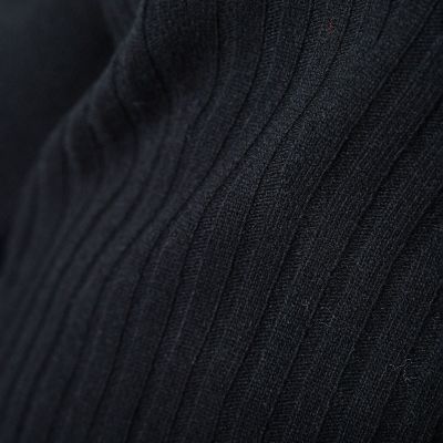 リブスタンダードカラーニット