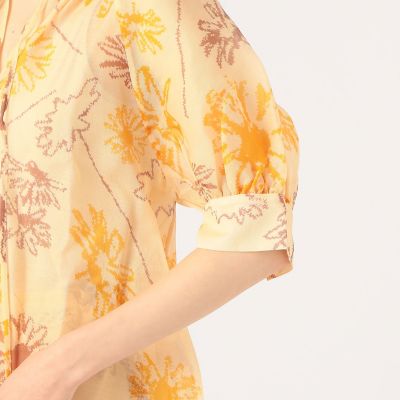 ＬＥＥ　ＭＡＴＨＥＷＳ　Ｌｏｌａ　シルクウール　フラワープリントブラウス