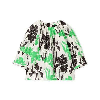 ＜maison TOMORROWLAND＞ＮＯ．６　ＭＡＩＡ　コットン　ボタニカルブラウス