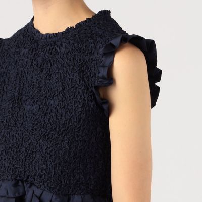 TEIJA シルク ギャザーブラウス | maison TOMORROWLAND