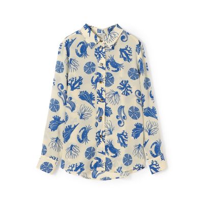 ＜maison TOMORROWLAND＞ＭＡＮＴＥＲＯ　ＢＥＡＴＲＩＣＥ　シルクシャツ