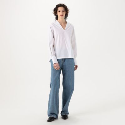 【別注】ＢＯＵＲＲＩＥＮＮＥ　ＭＡＲＩＮＥ　コットンシャツ