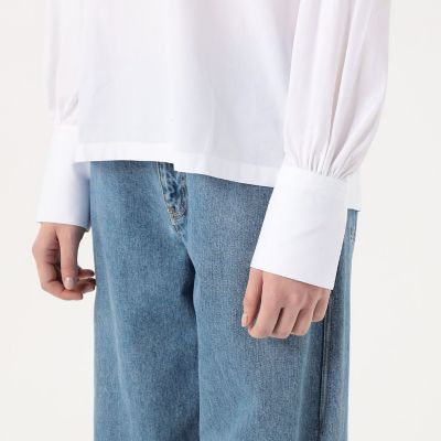 【別注】ＢＯＵＲＲＩＥＮＮＥ　ＭＡＲＩＮＥ　コットンシャツ