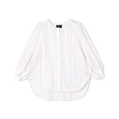 ＜maison TOMORROWLAND＞【別注】ｎｅ　Ｑｕｉｔｔｅｚ　ｐａｓ　ＢＬＡＣＫ　×　ＴＯＭＯＲＲＯＷＬＡＮＤ　カットワークブラウス