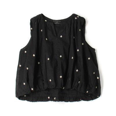 maison TOMORROWLAND/メゾン トゥモローランド 【別注】ne Quittez pas BLACK DOUBLE ORGANZA トップス