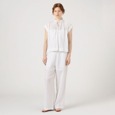 【別注】ｎｅ　Ｑｕｉｔｔｅｚ　ｐａｓ　ＢＬＡＣＫＣＵＴＷＯＲＫ　トップス