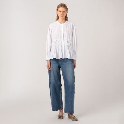 ヌキテパ　トゥモローランド別注　ブラウス　美品 別注】ne Quittez pas BLACK Tuck ブラウス