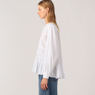 別注】ne Quittez pas BLACK Tuck ブラウス