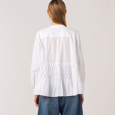 別注】ne Quittez pas BLACK Tuck ブラウス